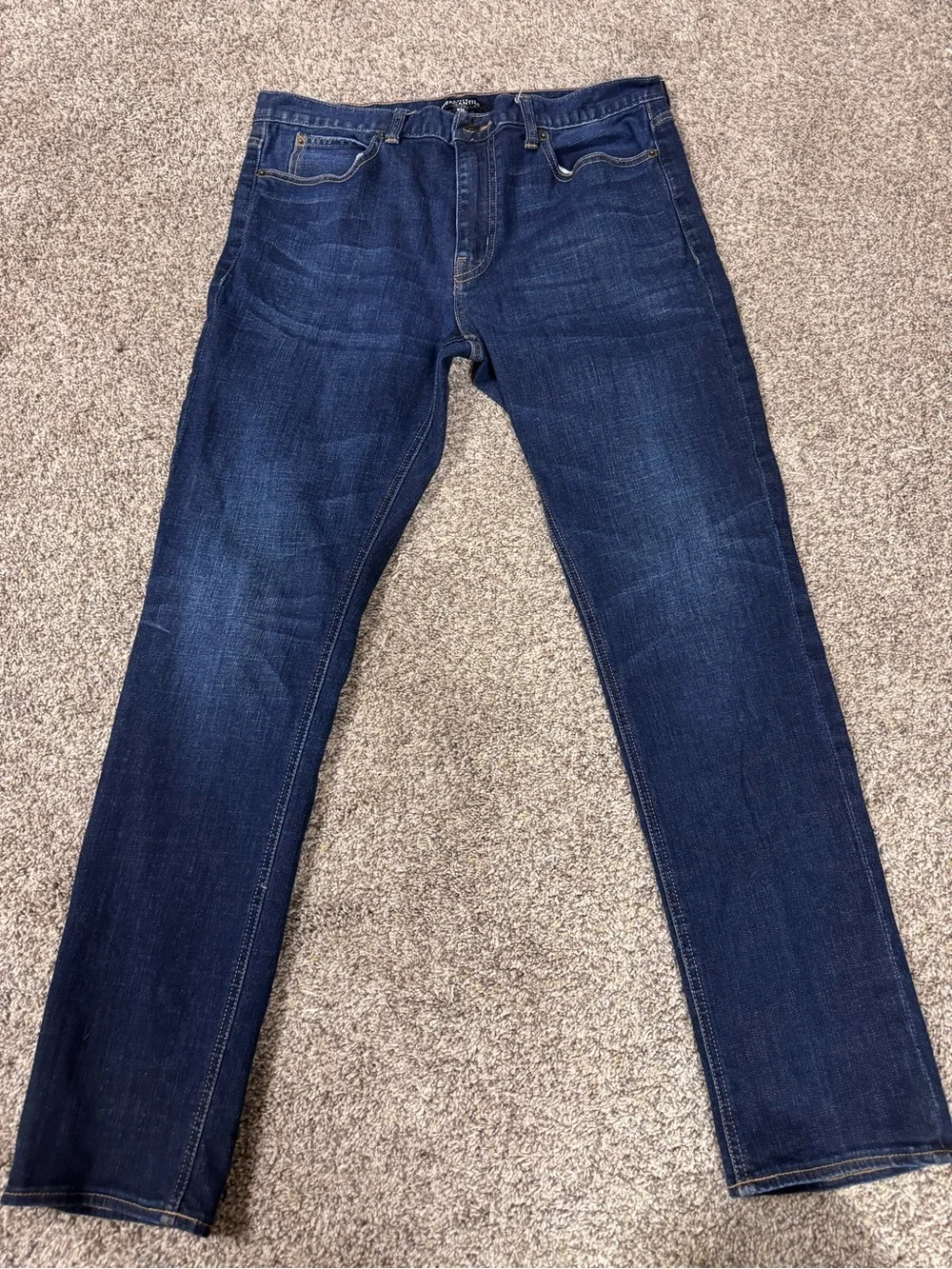 Men’s J.Crew Mercantile Dark Wash Straight Leg Jeans 34x32